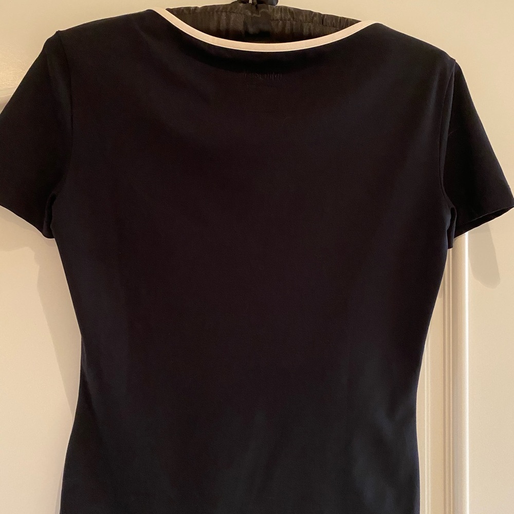 Moschino top with key hole black & white - Picture 3 of 7